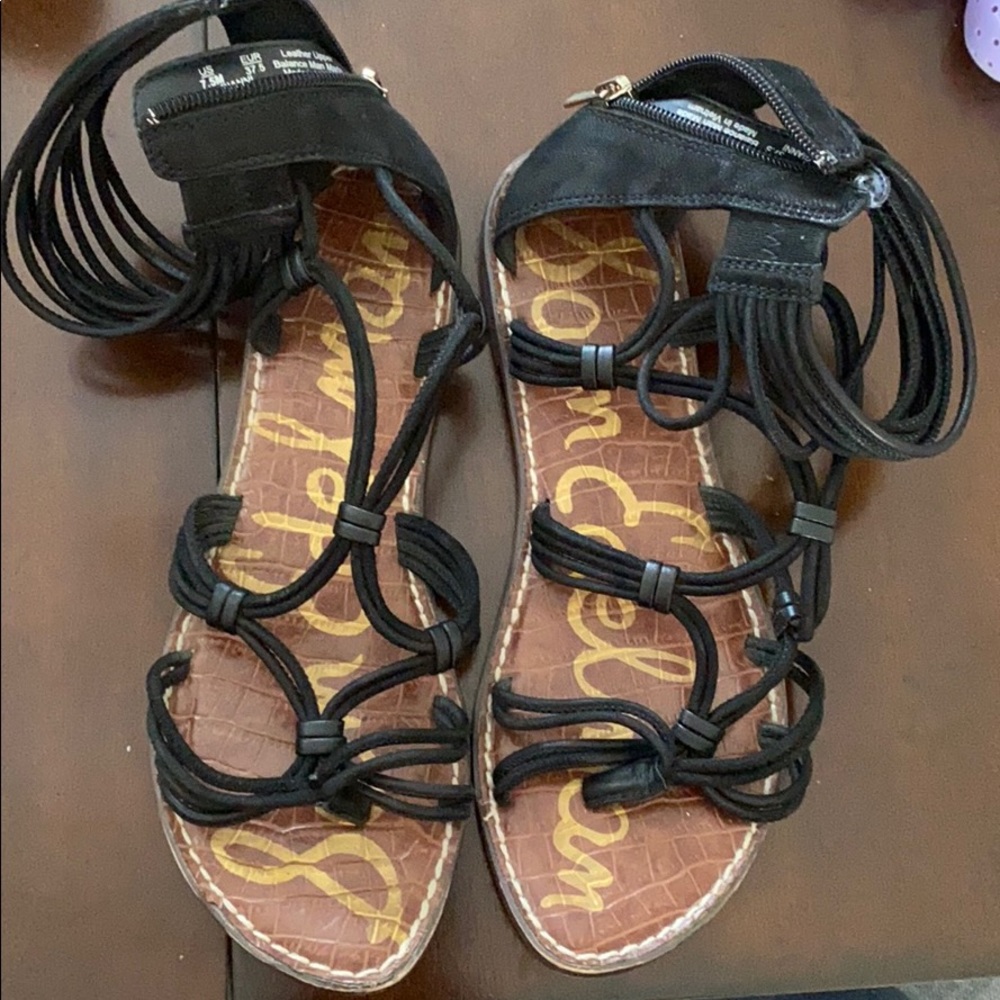 Sam Edelman black gladiator sandals size 7.5